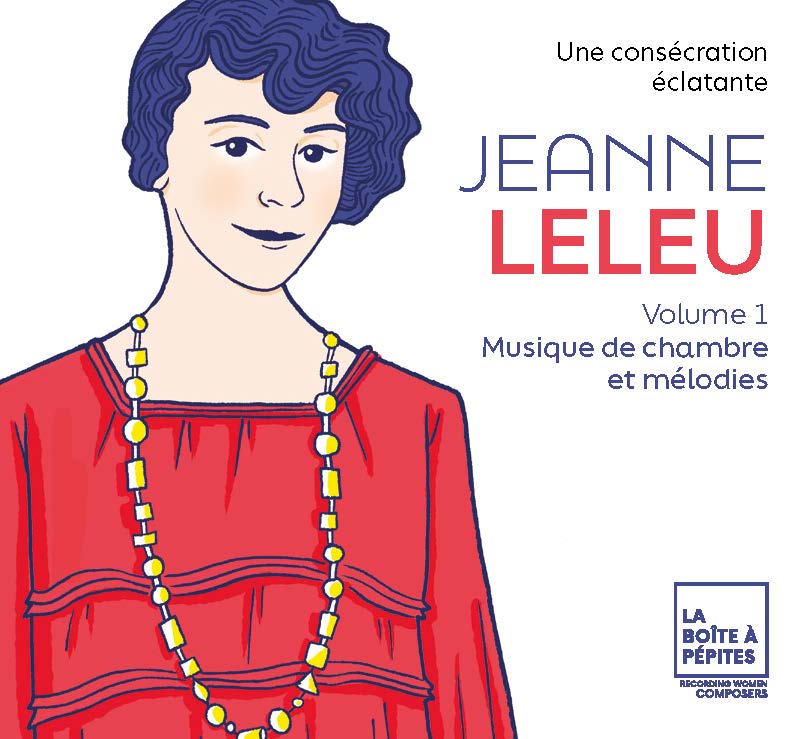 Pochette de disque de Jeanne Leleu, une consécration éclatante